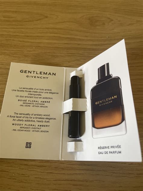 gentleman givenchy sample|cheapest givenchy gentleman.